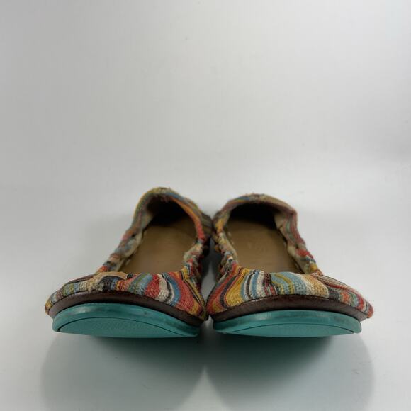 Tieks By Gavrieli Sunset Stripe Travel Flat Ballet Multicolor Womens Size 8 - Picture 2 of 9